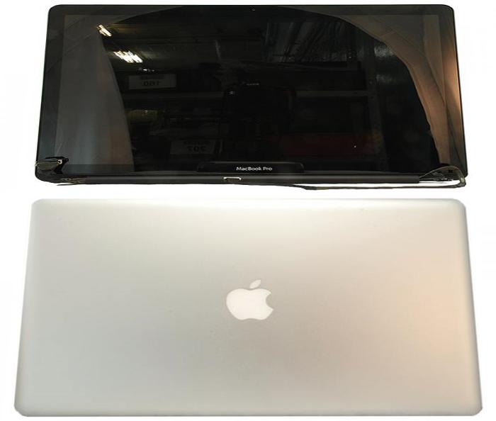 Задняя крышка матрицы для Apple MacBook Pro 15 A1286 (крышка + стекло + матрица + петли)
