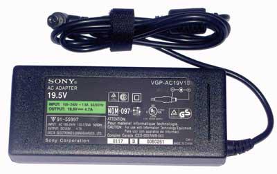 Блок питания для ноутбука Sony 19,5V 4,7A 92W разъем с иглой