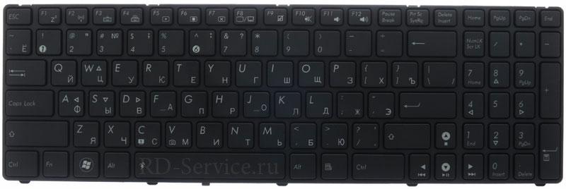 Клавиатура (KEYBOARD) для ноутбука Asus G53, G73 с подсветкой