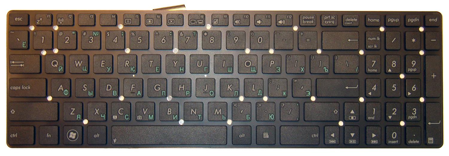Клавиатура (KEYBOARD) для ноутбука Asus K55VM