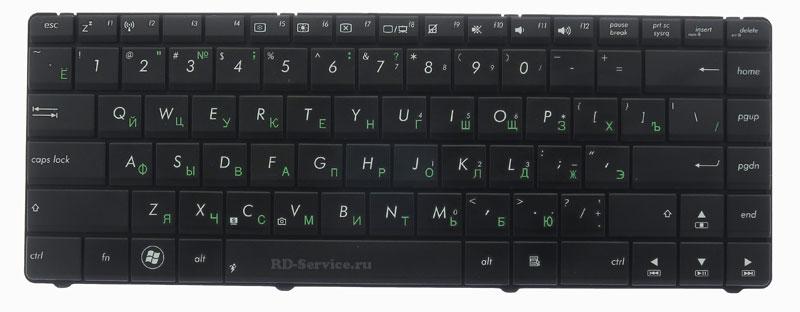 Клавиатура (Keyboard) для ноутбука Asus K45N